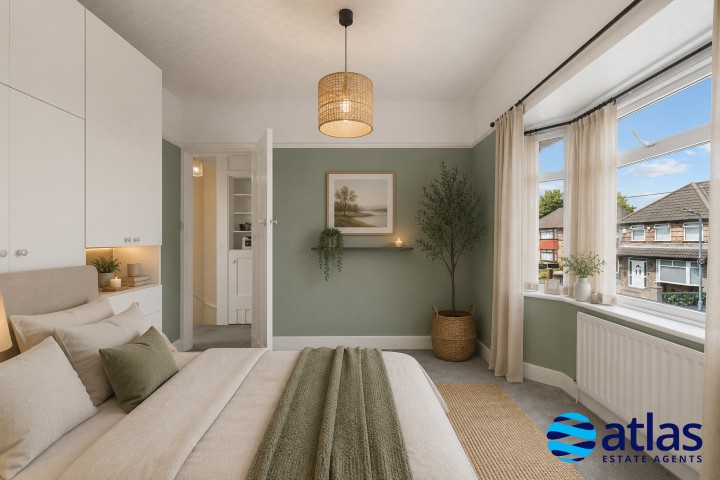 Bedroom One (Virtual Staging)